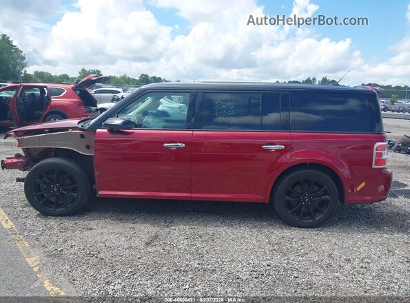 2FMHK6D88KBA26164 2019 FORD FLEX Red 