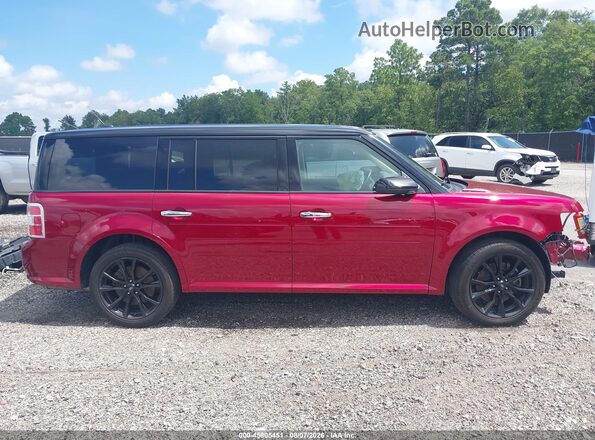 2FMHK6D88KBA26164 2019 FORD FLEX Red Vista interior de 360 grados