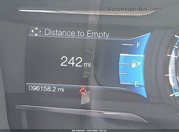 2FMHK6D88KBA26164 2019 FORD FLEX Red 