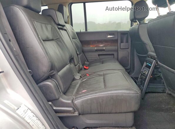 2FMHK6D89KBA10541 2019 FORD FLEX Silver Вид задньої частини салону