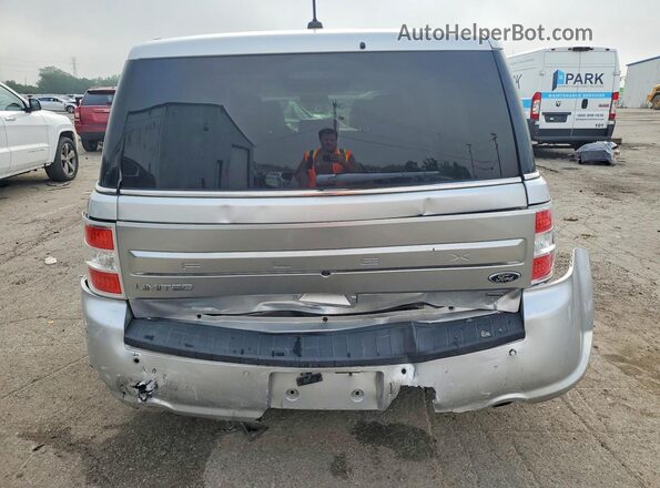 2FMHK6D89KBA10541 2019 FORD FLEX Silver Вид ззаду