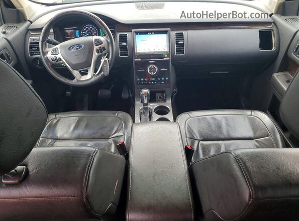 2FMHK6D89KBA10541 2019 FORD FLEX Silver Вид панелі приладів