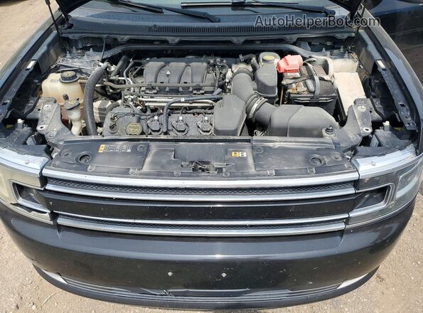 2FMHK6D8XHBA08452 2017 FORD FLEX Black Вид підкапотного простору
