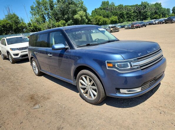 2FMHK6D8XKBA06188 2019 FORD FLEX Blue Przód prawy