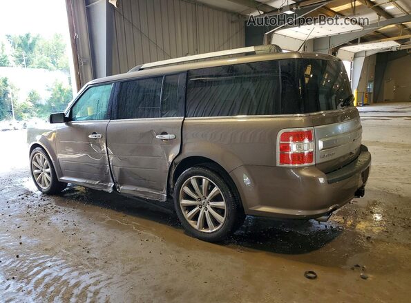 2FMHK6DT2KBA13494 2019 FORD FLEX Brown Trasero izquierdo