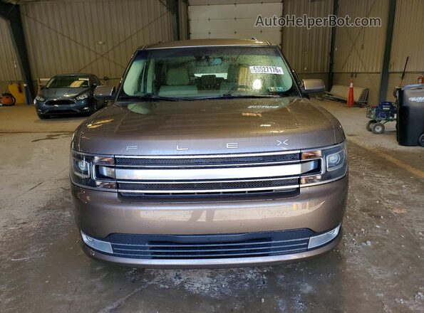 2FMHK6DT2KBA13494 2019 FORD FLEX Brown Vista frontal