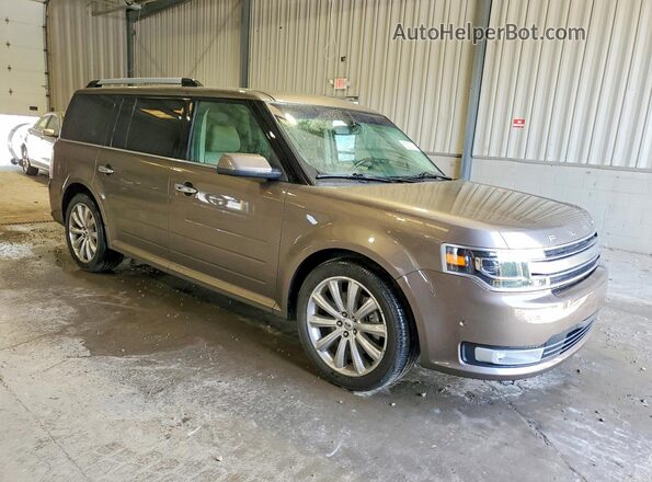 2FMHK6DT2KBA13494 2019 FORD FLEX Brown Delantero derecho