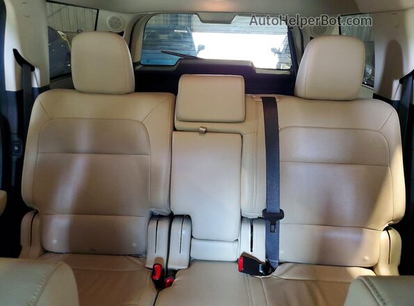 2FMHK6DT2KBA13494 2019 FORD FLEX Brown Vista de los asientos traseros