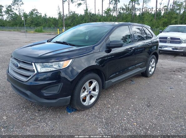 2FMPK3G90HBC34983 2017 FORD EDGE Black Przód lewy