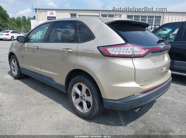 2FMPK3G90HBC40525 2017 FORD EDGE Gold Задня ліва чверть