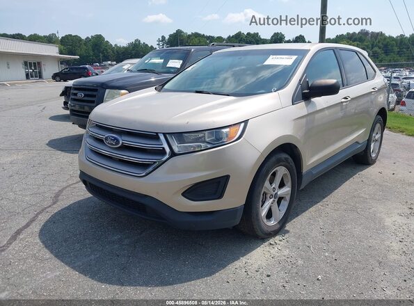 2FMPK3G90HBC40525 2017 FORD EDGE Gold Передня ліва чверть