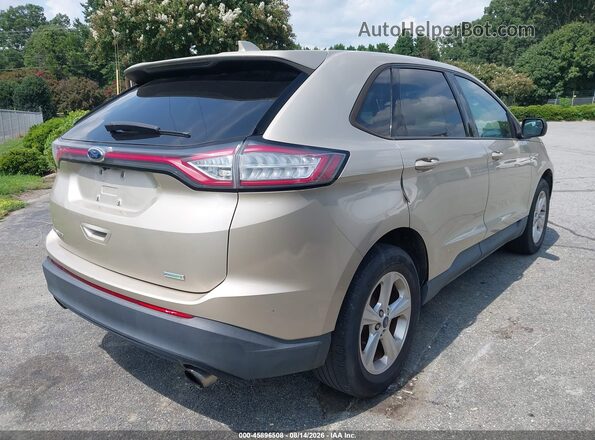 2FMPK3G90HBC40525 2017 FORD EDGE Gold Задня права чверть