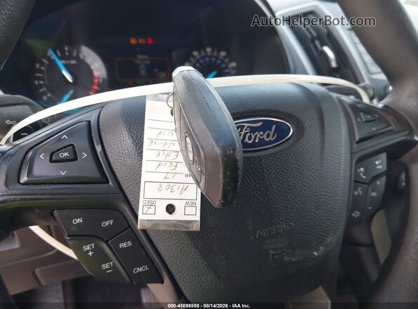 2FMPK3G90HBC40525 2017 FORD EDGE Gold Вид панелі приладів