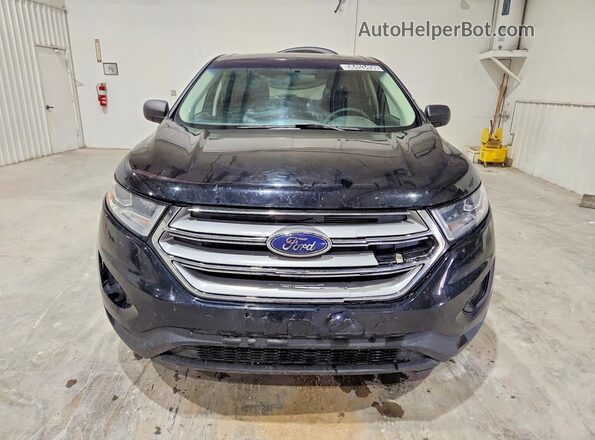 2FMPK3G91HBB04128 2017 FORD EDGE Black Widok z przodu