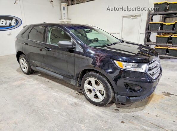 2FMPK3G91HBB04128 2017 FORD EDGE Black Przód prawy