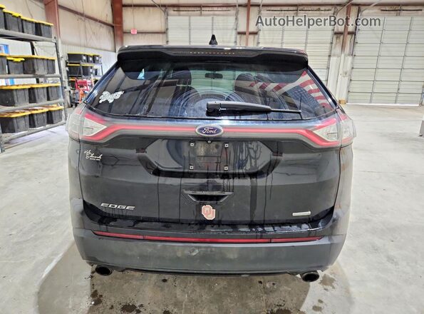 2FMPK3G91HBB04128 2017 FORD EDGE Black Widok z tyłu