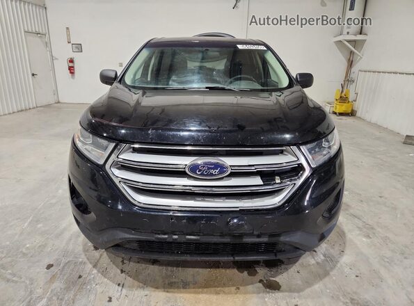 2FMPK3G91HBB04128 2017 FORD EDGE Black Widok naklejki z numerem VIN