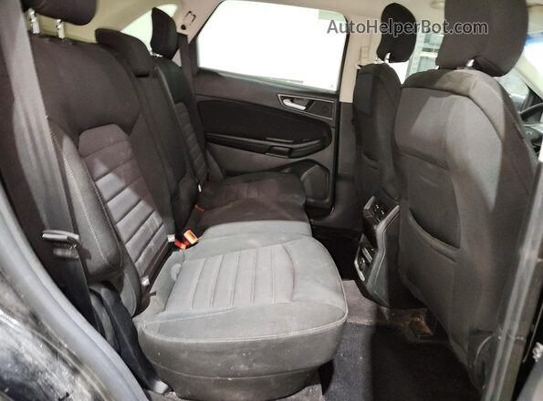 2FMPK3G91HBB04128 2017 FORD EDGE Black Widok tylnych siedzeń