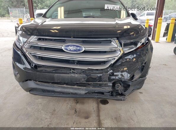 2FMPK3G91HBB10639 2017 FORD EDGE Black წინა ხედი