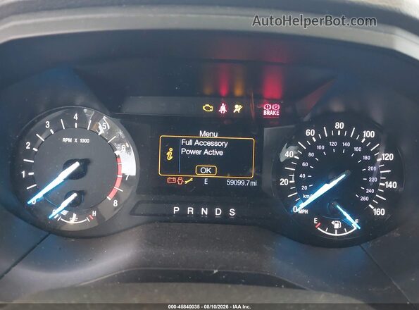 2FMPK3G91HBB10639 2017 FORD EDGE Black უკანა სავარძლების ხედი