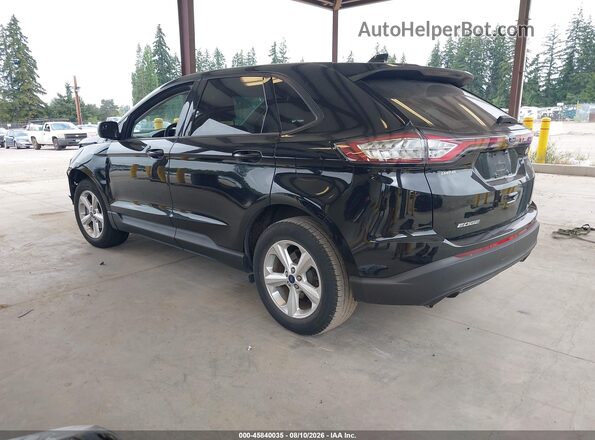 2FMPK3G91HBB10639 2017 FORD EDGE Black უკანა მარცხენა