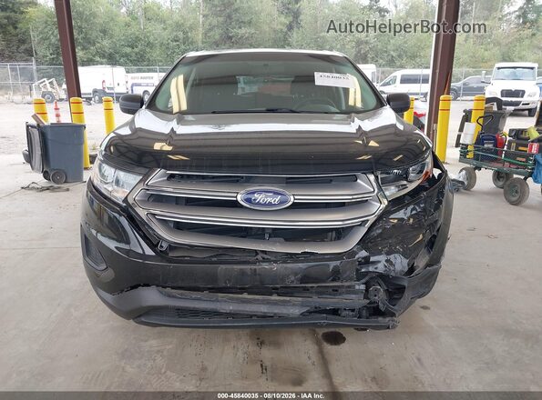 2FMPK3G91HBB10639 2017 FORD EDGE Black ხელსაწყოთა პანელის ხედი