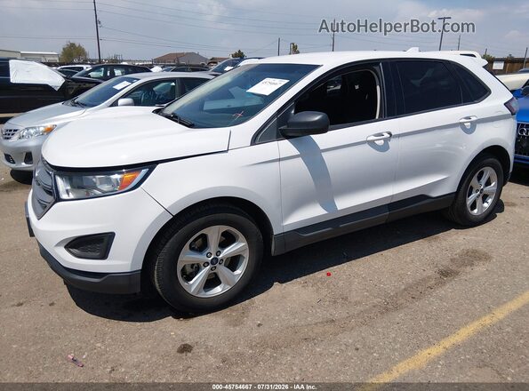 2FMPK3G91JBB73262 2018 FORD EDGE White Przód lewy