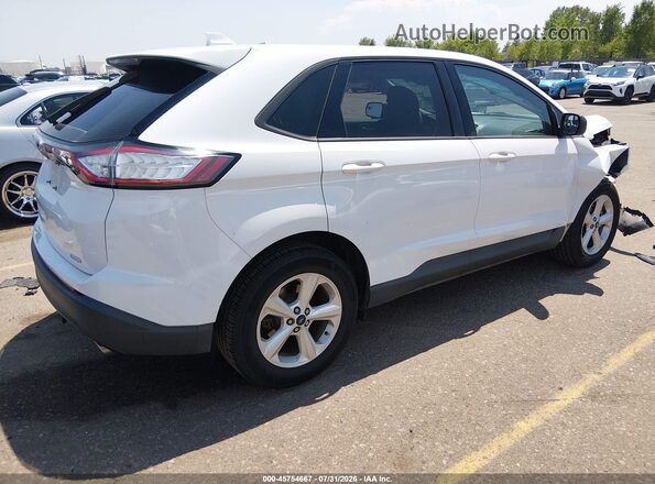 2FMPK3G91JBB73262 2018 FORD EDGE White Tył prawy