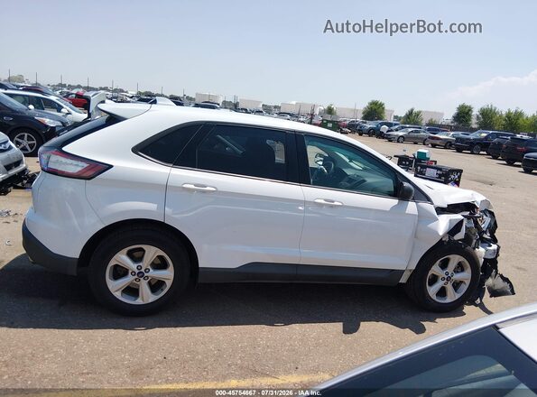 2FMPK3G91JBB73262 2018 FORD EDGE White Widok wnętrza z tyłu