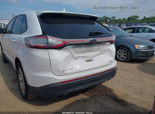 2FMPK3G91JBC35002 2018 FORD EDGE White Widok z przodu