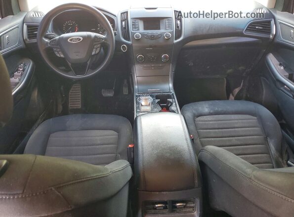 2FMPK3G91KBC17682 2019 FORD EDGE Gray Vista del salpicadero