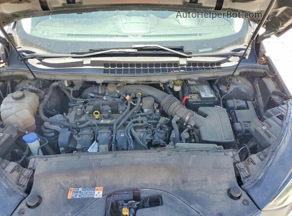 2FMPK3G91KBC17682 2019 FORD EDGE Gray Vista del compartimento del motor