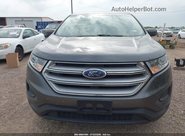 2FMPK3G92HBC36461 2017 FORD EDGE Gray წინა ხედი
