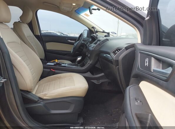 2FMPK3G92HBC36461 2017 FORD EDGE Gray წინა სალონის ხედი