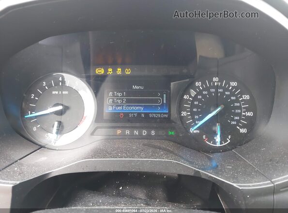 2FMPK3G92HBC36461 2017 FORD EDGE Gray უკანა სავარძლების ხედი