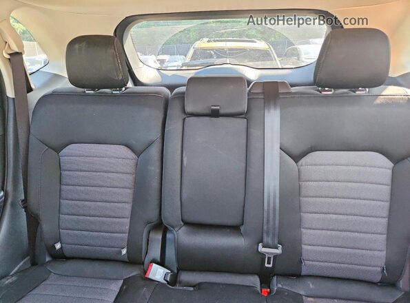 2FMPK3G92LBB58207 2020 FORD EDGE Gray Vista de los asientos traseros