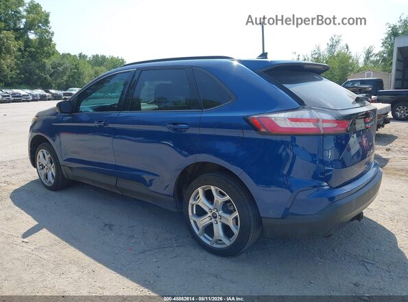 2FMPK3G92MBA13816 2021 FORD EDGE Blue უკანა მარცხენა