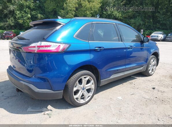 2FMPK3G92MBA13816 2021 FORD EDGE Blue უკანა მარჯვენა
