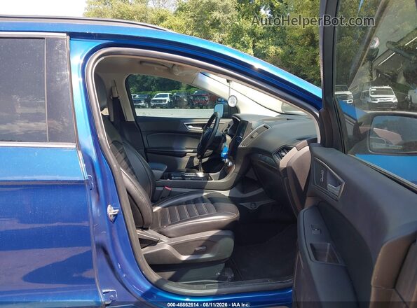 2FMPK3G92MBA13816 2021 FORD EDGE Blue წინა სალონის ხედი