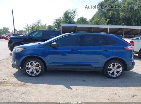 2FMPK3G92MBA13816 2021 FORD EDGE Blue სალონის 360-გრადუსიანი ხედი
