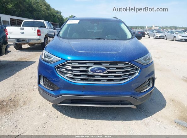 2FMPK3G92MBA13816 2021 FORD EDGE Blue ხელსაწყოთა პანელის ხედი
