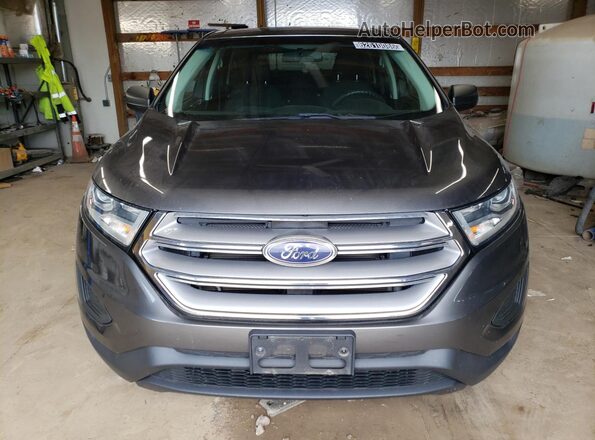 2FMPK3G93GBC00549 2016 FORD EDGE Gray Vista de la etiqueta del VIN
