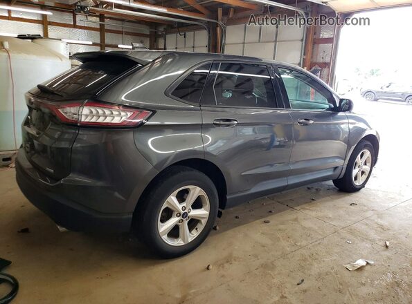 2FMPK3G93GBC00549 2016 FORD EDGE Gray Trasero derecho