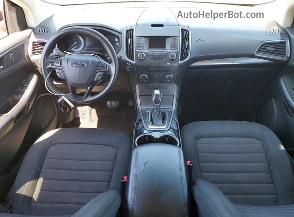 2FMPK3G93GBC07405 2016 FORD EDGE White Вид панелі приладів