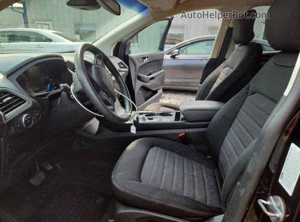 2FMPK3G93KBC18753 2019 FORD EDGE Black Vista interior delantera