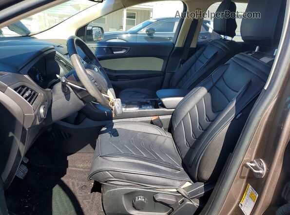 2FMPK3G93KBC47282 2019 FORD EDGE Charcoal Front interior view