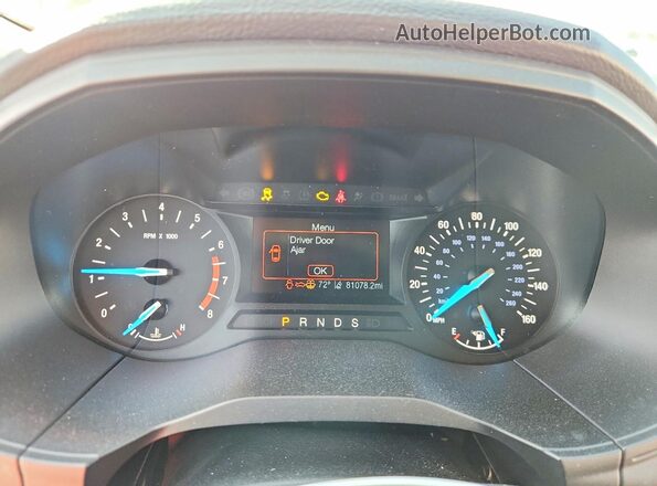 2FMPK3G93KBC47640 2019 FORD EDGE Gray Սարքավորումների վահանակի տեսք