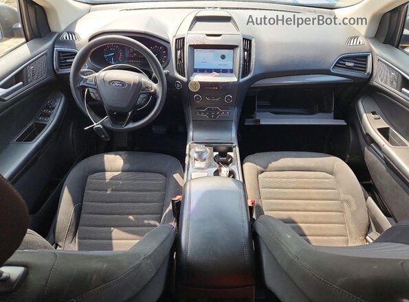 2FMPK3G93LBA05979 2020 FORD EDGE Blue Առջևի վահանակի տեսք