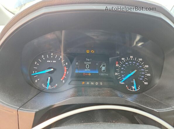2FMPK3G93LBA05979 2020 FORD EDGE Blue Սարքավորումների վահանակի տեսք