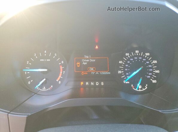 2FMPK3G94LBB07372 2020 FORD EDGE Gray Вид щитка приладів